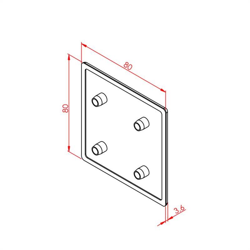 Profil Kapağı 80X80 K10