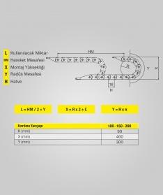 Hareketli Kablo Kanalı 60X100  Ağır Seri   ( İç Ölçü)