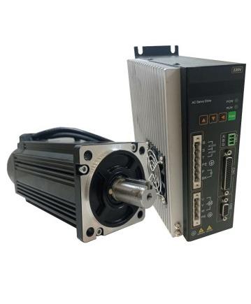 0.40 Kw Servo Motor Set +1330 Sürücü +10 Metre Kablo