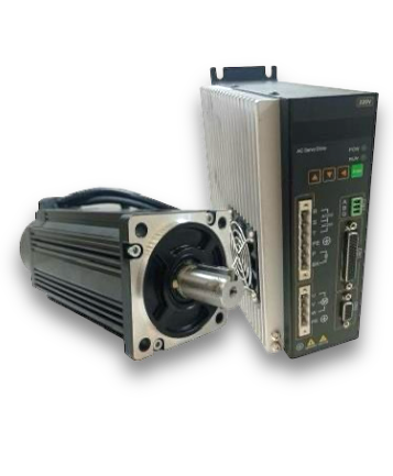 0.40 Kw Servo Motor Set +1330 Sürücü +10 Metre Kablo