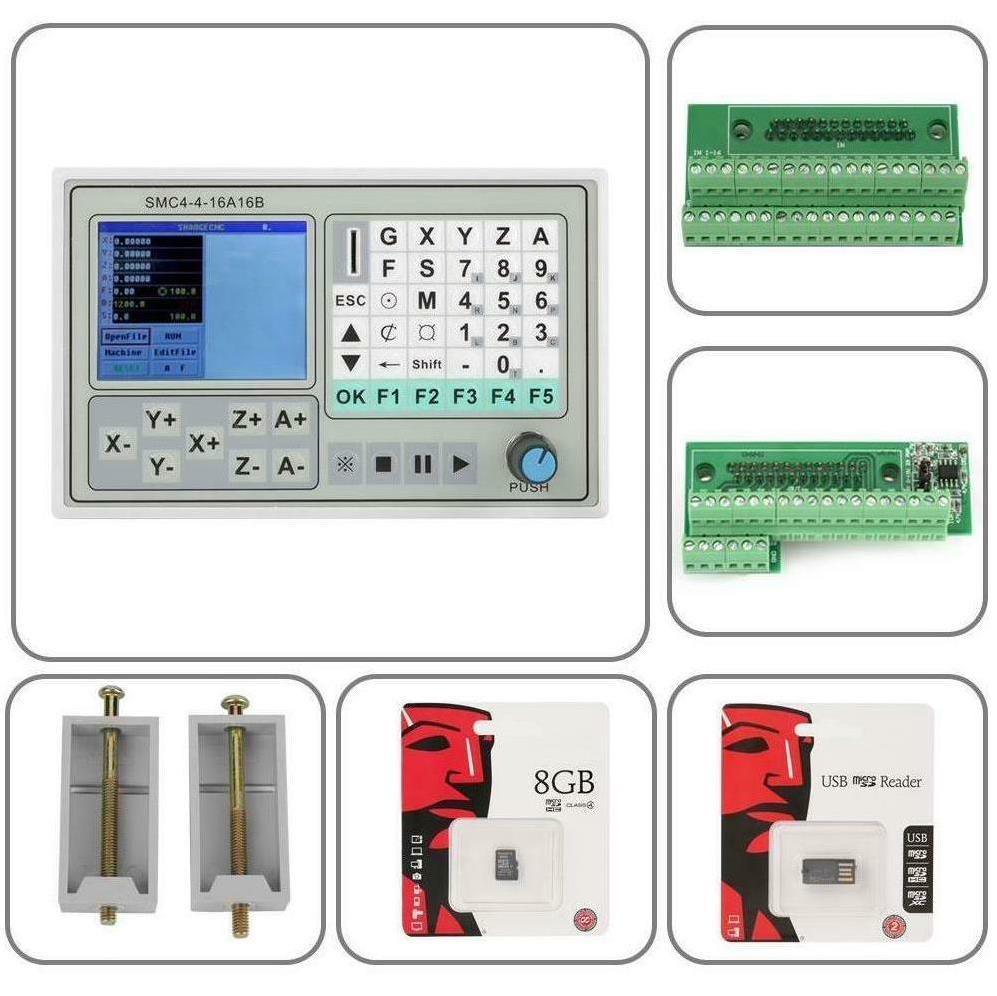 4 Eksen Cnc Kontrol Ünitesi Smc 4-4-16A16B