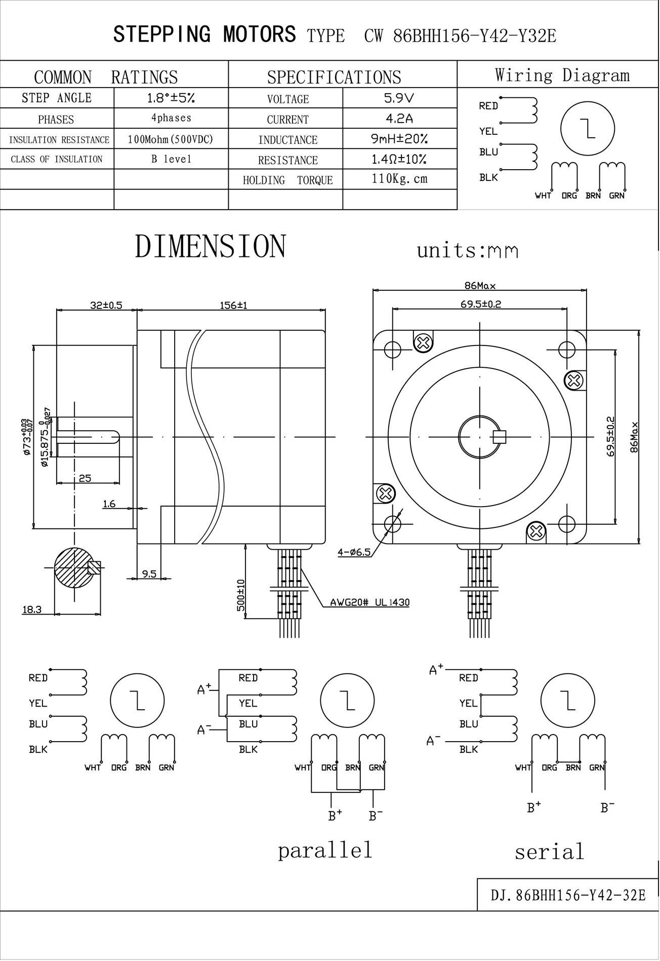 Nema 34 Step Motor | 12 Nm Step Motor 86Hs120