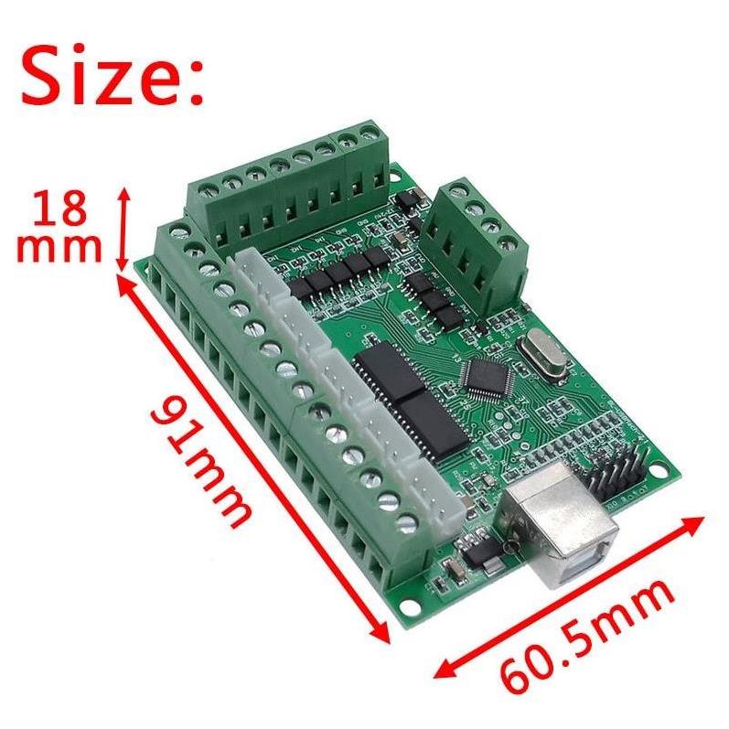 5 Eksen Cnc Usb Kontrol Kartı Mach3 Kart Green