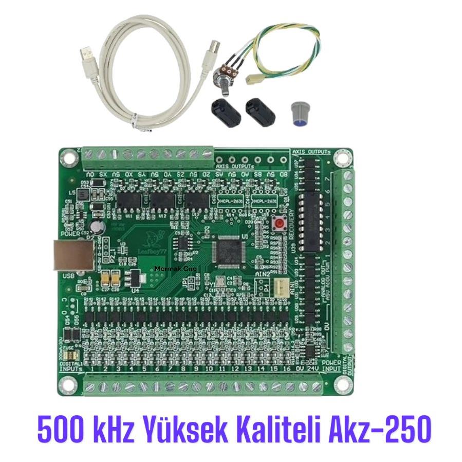 3 Eksen Akz 250-Usb3-Npn Mach3 Kontrol Kartı