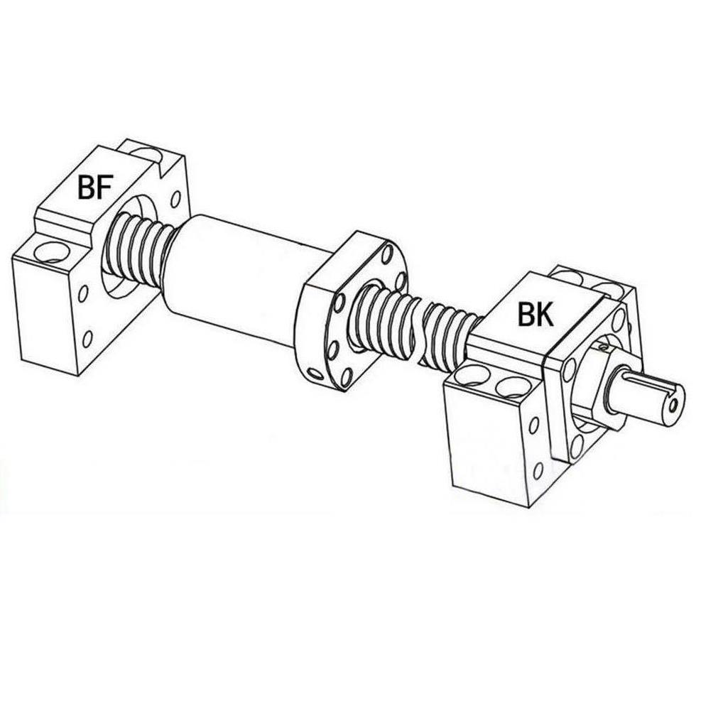 Bf 25 Vidalı Mil Uç Yatakları 25 Mm