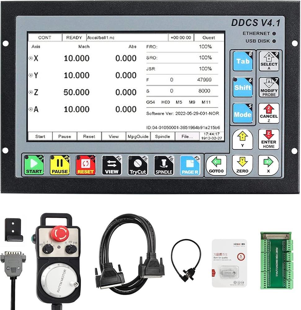 Ddcs V4.1 Cnc Kontrol Ünitesi 4 Eksen + El Çarkı