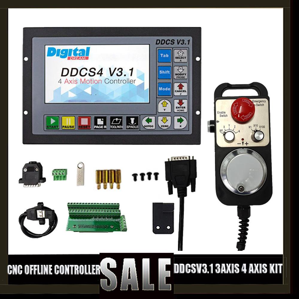 Ddcs V4.1 Cnc Kontrol Ünitesi 4 Eksen + El Çarkı