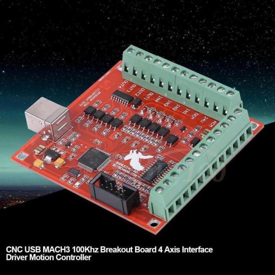 4 Eksen Cnc Usb Mach3 Kontrol Kartı Red Fiyatları