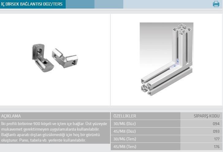 İç Dirsek Bağlantı Düz 30/M6 Fiyatları