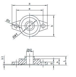 Ufl000 Rulmanlı Yatak Ø10 Mm