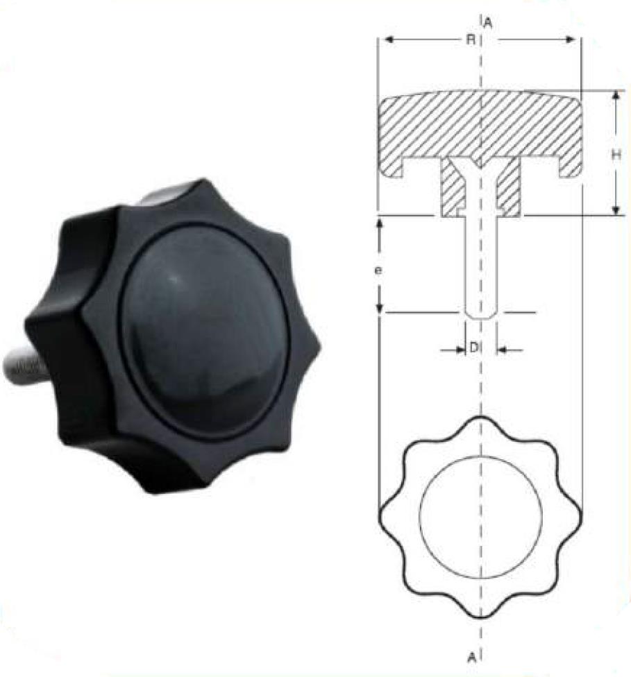 No3 M10X25 Yıldız Civatalı